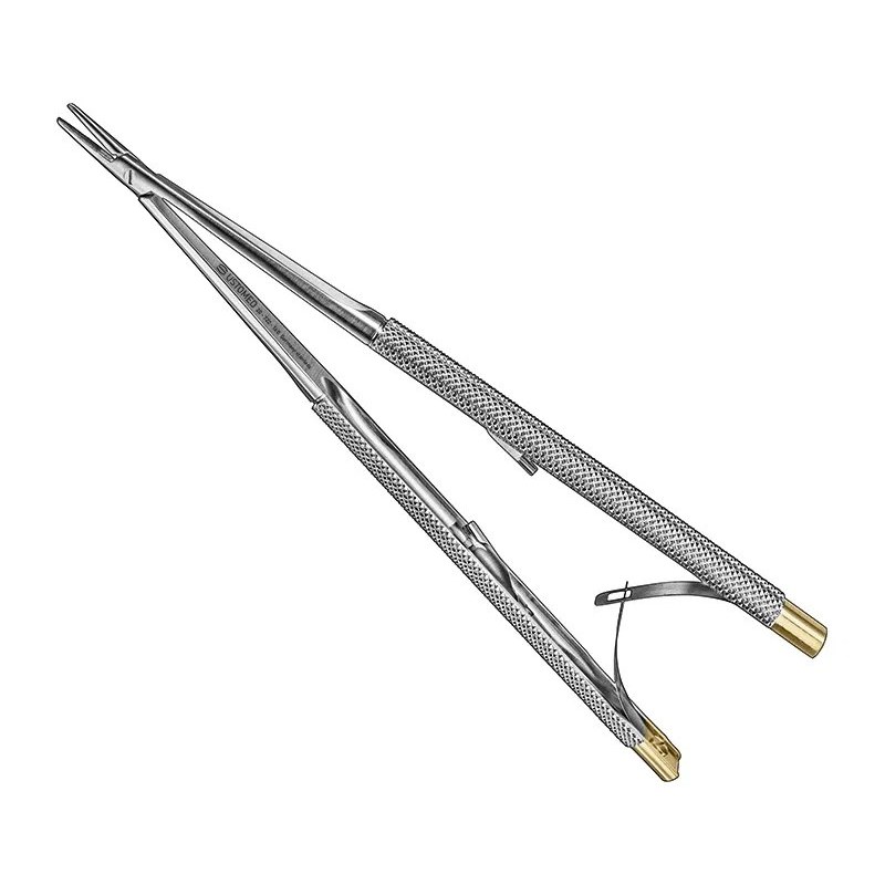 [20-722-160] Ustomed - CASTROVIEJO, micro needle holder, 16cm, TC