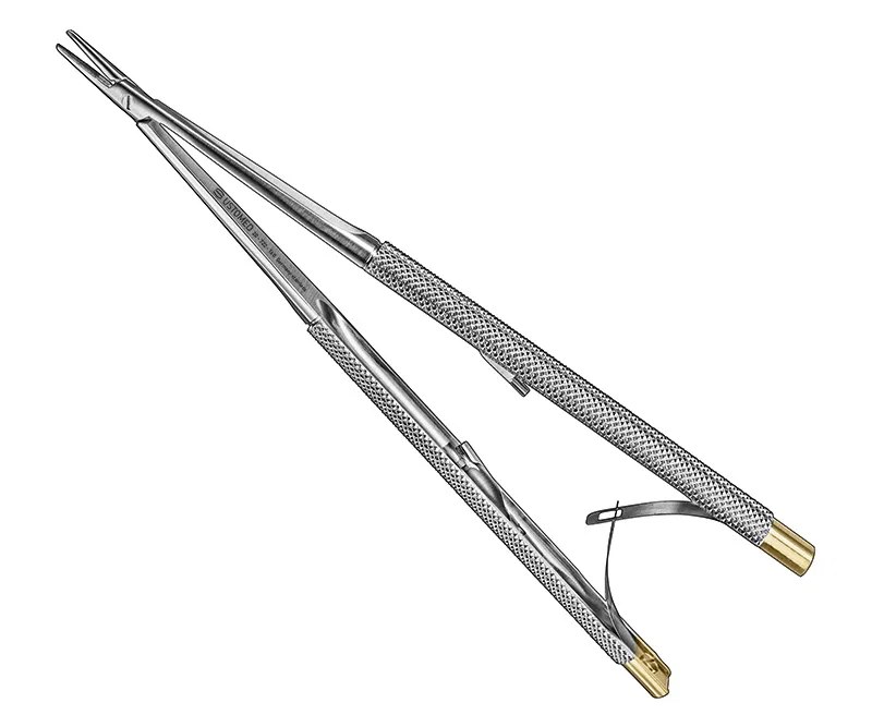 Ustomed - CASTROVIEJO, micro needle holder, 16cm, TC