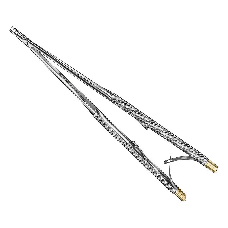 [20-722-180] Ustomed - CASTROVIEJO, micro needle holder, 18cm, TC