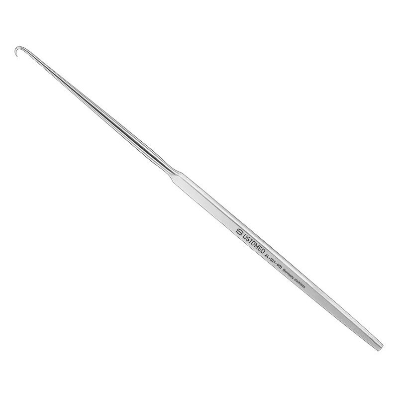 [24-021-001] Ustomed - wondhaak, 16 cm, 1 tands, scherp