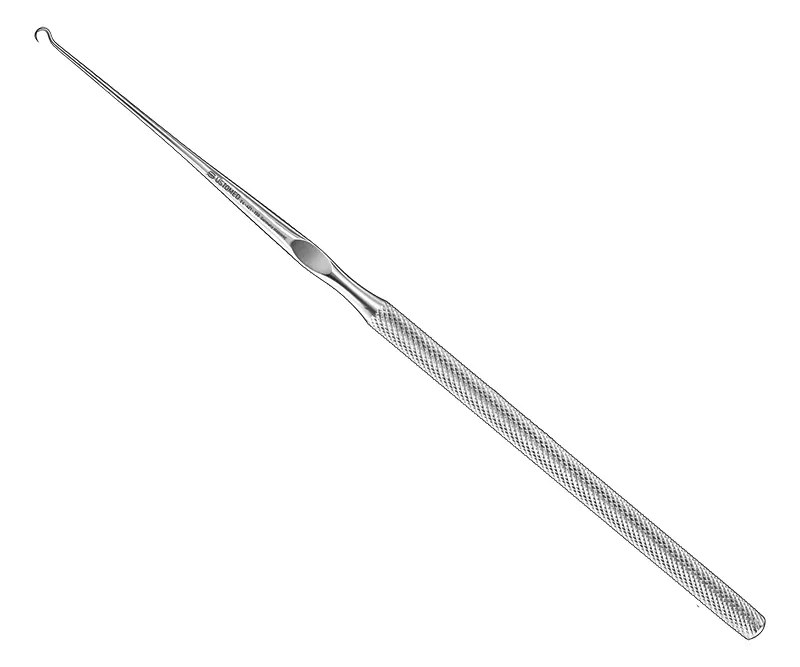 Ustomed - KILNER, wondhaak, 15 cm, 1 tands, scherp