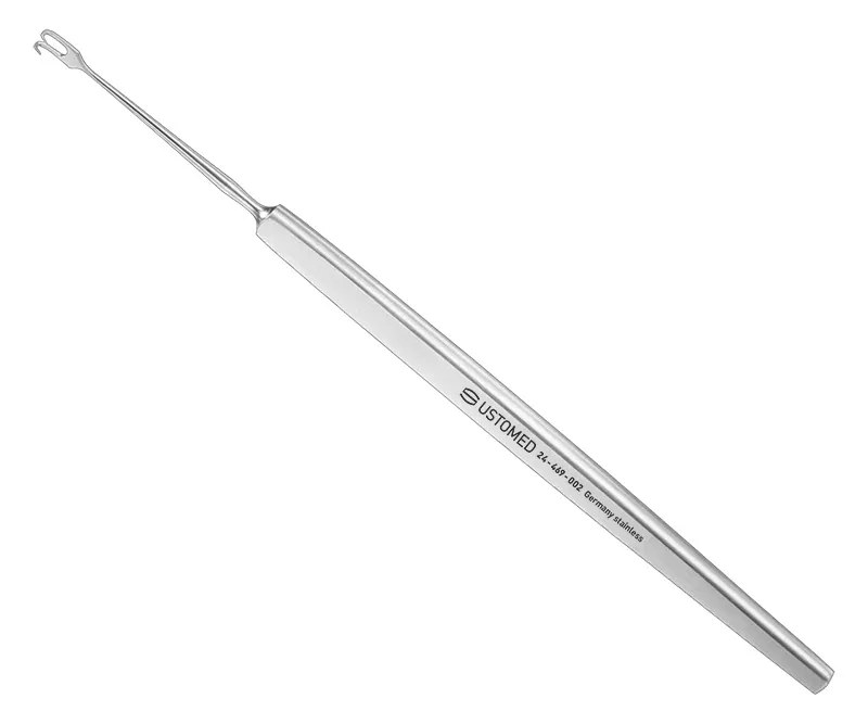 Ustomed - GUTHRIE, wondhaak, 15 cm, 2 tands, scherp