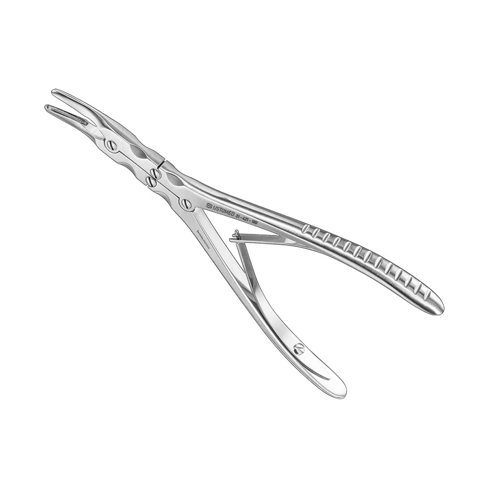 [31-421-180] Ustomed - BEYER botkniptang 18 cm, gebogen