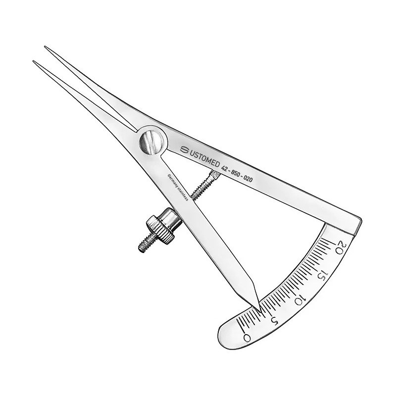 [42-850-020] Ustomed - CASTROVIEJO, caliper, 20 mm, straight