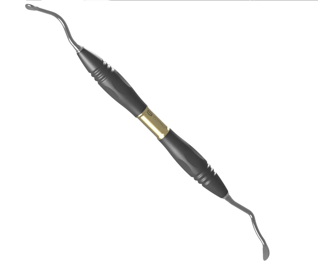 [46-695-002P0T3] Ustomed - HOTZ, sinus lift curette, size 2, PEEK handle