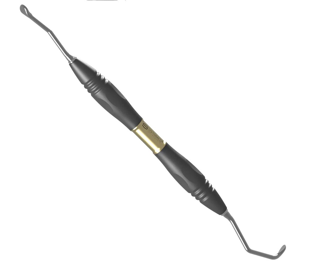 Ustomed - KHOURY, sinus lift curette, size 3, PEEK handle