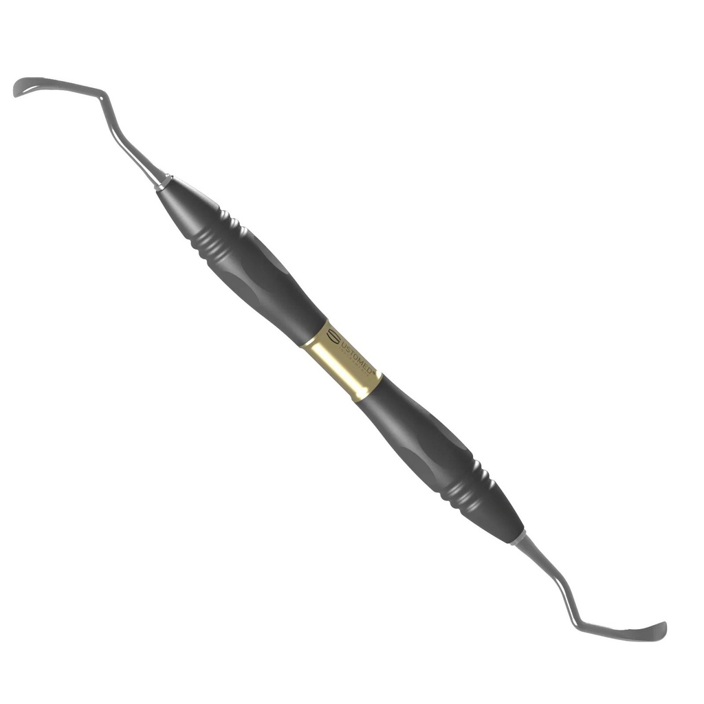 [46-699-004P0T3] Ustomed Nentwig sinusliftcurette, maat 4, PEEK-handvat