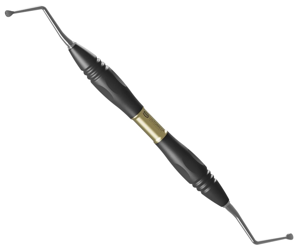 Ustomed - LUCAS, botcurette, 17 cm, serr., maat 86, PEEK handvat