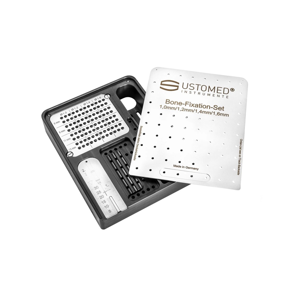 [68-720-002] Ustomed - Box for Micro-Screws Ø 1, 0/1, 2/1, 4/1, 6mm