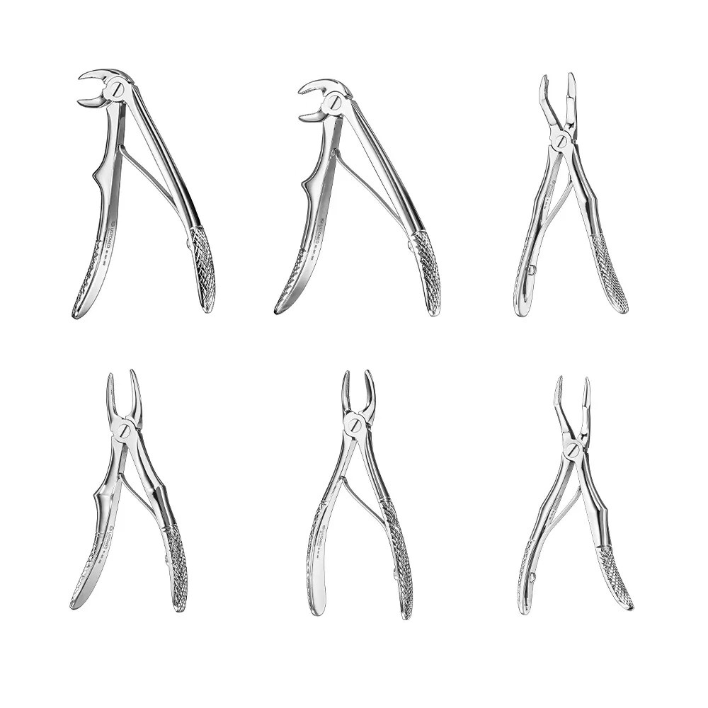 Ustomed - SET, KLEIN extracting forceps for children (6 forceps)