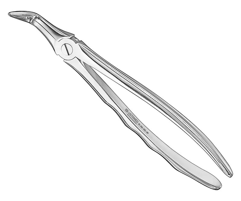 Ustomed - Extracting forceps, anat., sz. 46L, nonslip
