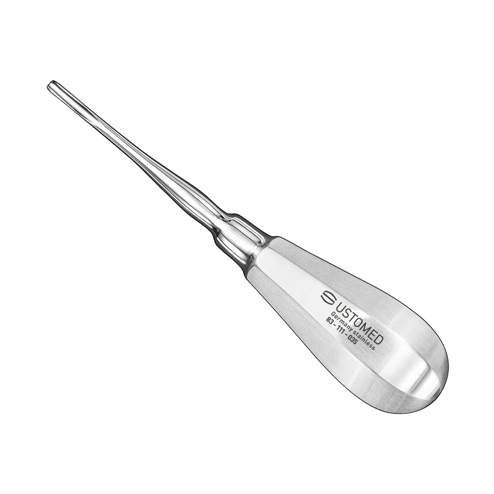 [83-111-035] Ustomed - BEIN wortelhevel 5 mm, gebogen achterwaarts