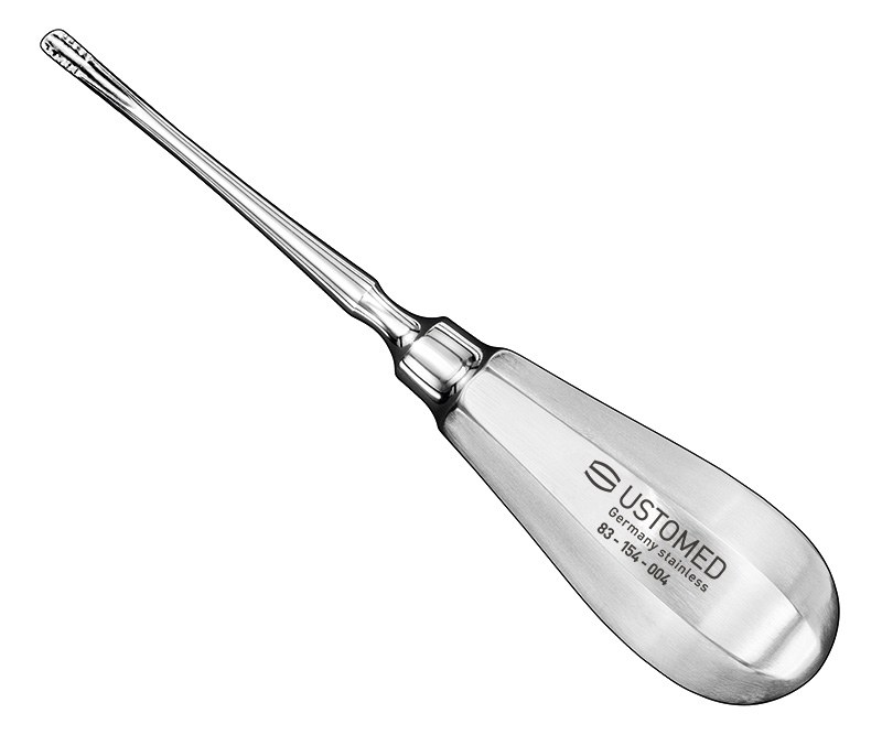 Ustomed - LINDO-LEVIEN, root elevator, serrated, 4mm