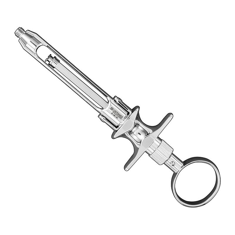 [84-080-018] Ustomed - Cartridge syringe, ring handle, compact