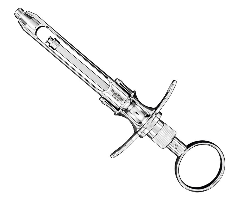 [84-100-018] Ustomed - Cartridge syringe, ring handle