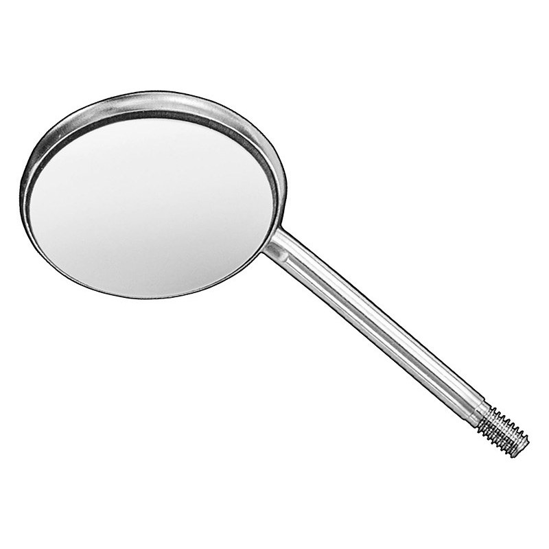 [84-273-003] Ustomed - Mouth mirrors, plane, rhodium, sz.3, 12 ea.