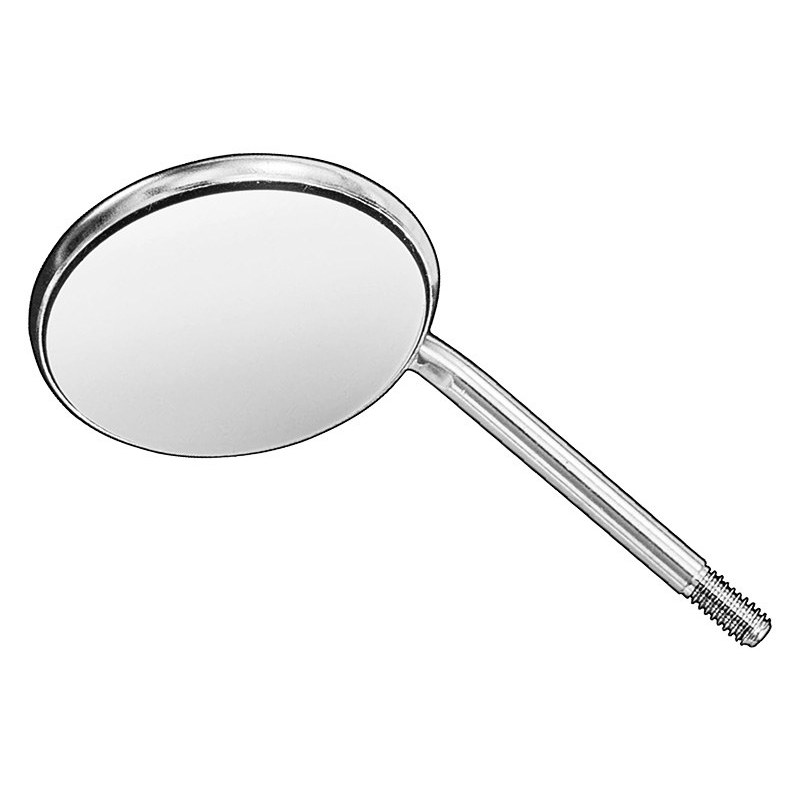 [84-273-004] Ustomed - Mondspiegels, eenvoudig, rhodium, maat 4, 12 st.