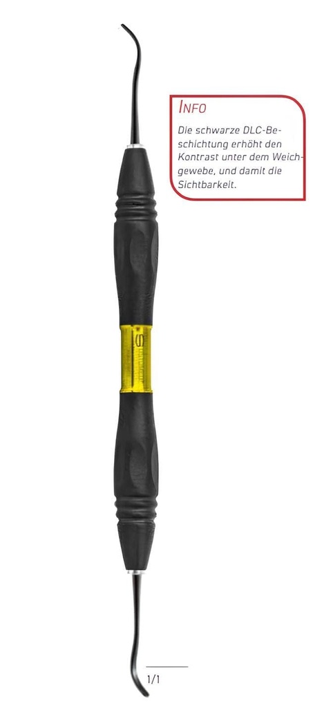 [85-814-175P0T3] Ustomed - Papilla elevator, 17, 5cm, Mod. Z, PEEK handle
