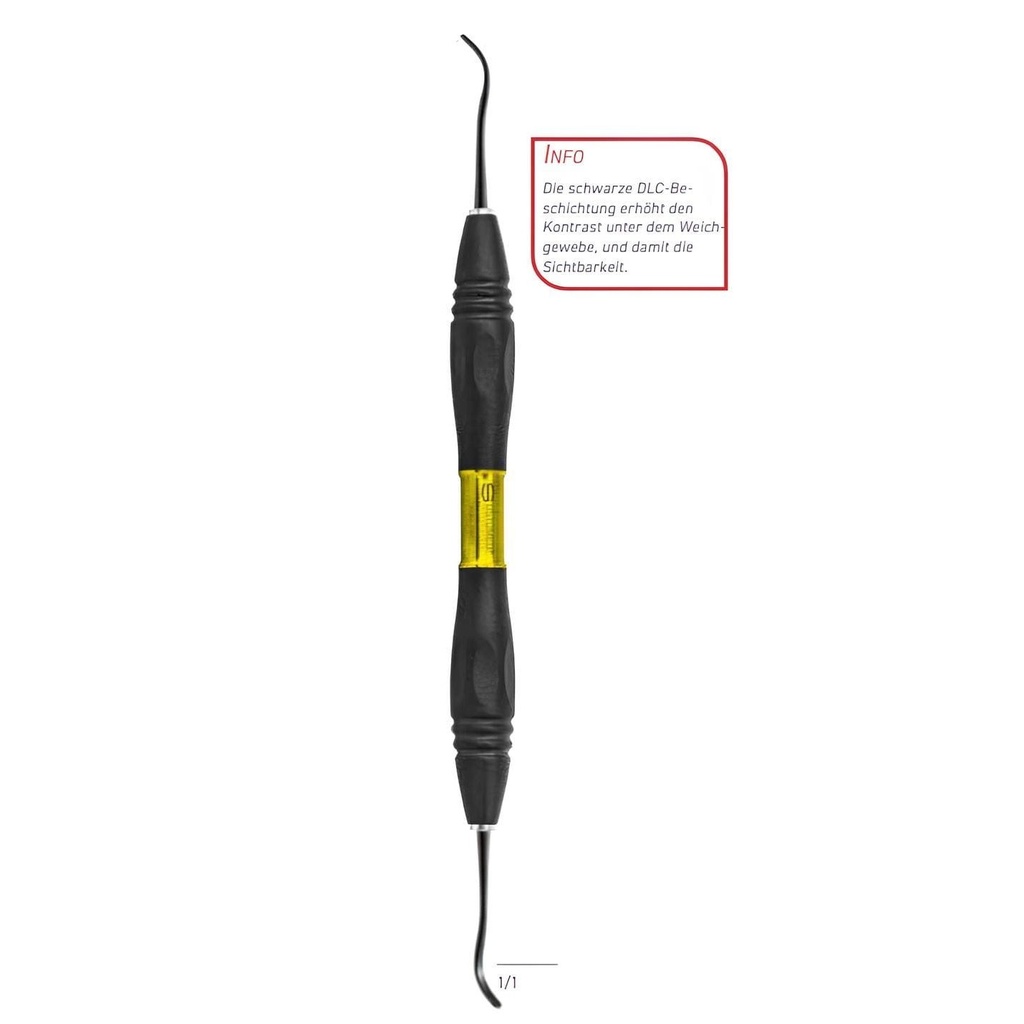 [85-814-175P0T3] Ustomed - Papilla elevator, 17, 5cm, Mod. Z, PEEK handle
