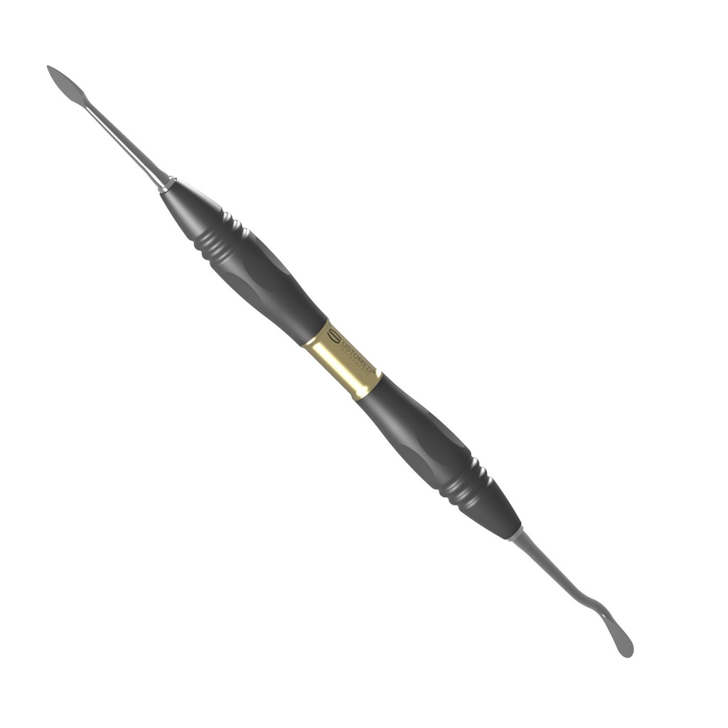 [85-816-175P0T3] Ustomed -Mod. B., fijne papil raspartorium, PEEK handvat