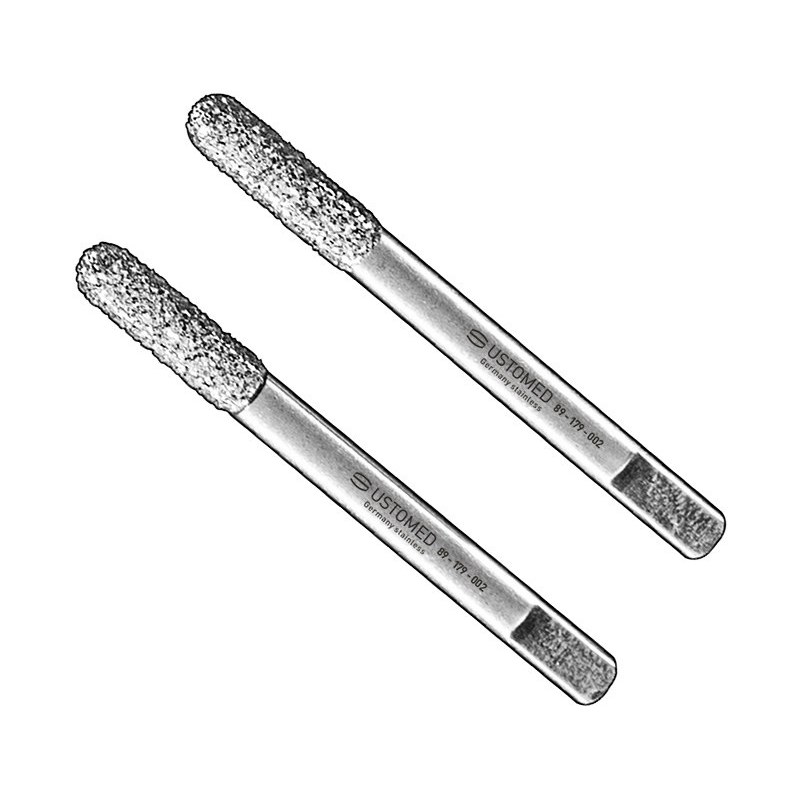 Ustomed - Diamond inserts voor BÖHM telescoopkronentang (set van 2)