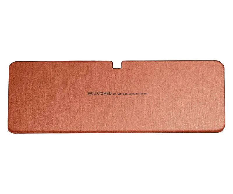 Ustomed - Identificatie label, rood, incl.inscript.