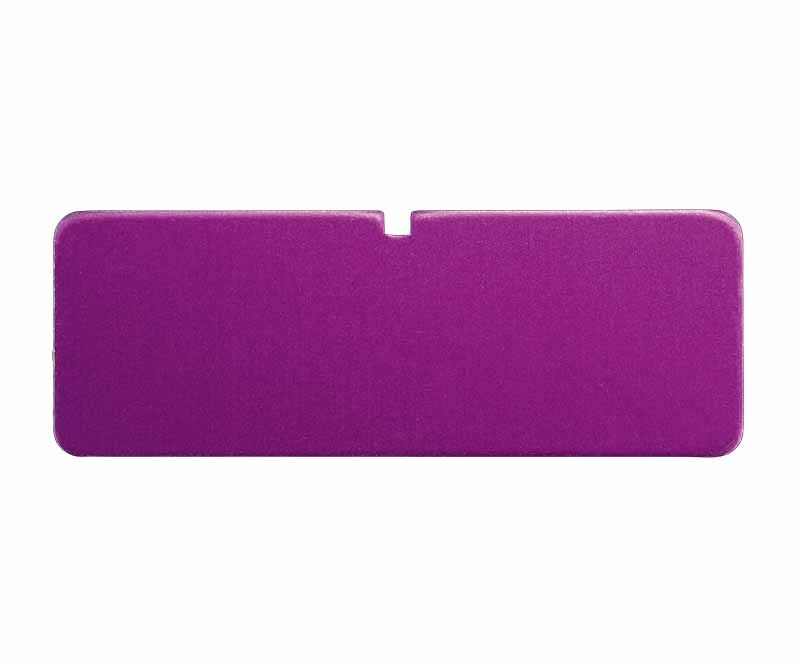 Ustomed - Identification label, violet, incl.inscrip