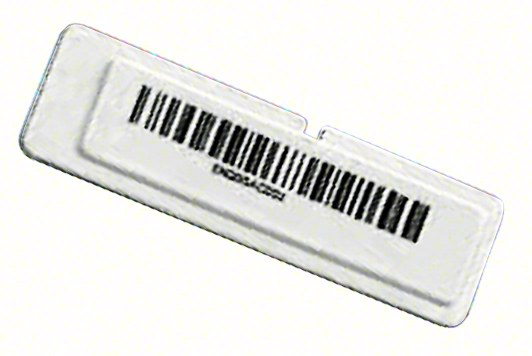 Ustomed - Identif.label, plastic, HIBC, Code 128