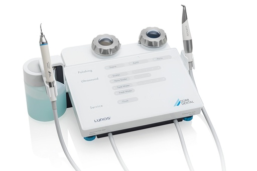 [2044900000] Dürr MyLunos Duo® – Vrijstaand apparaat voor ultrasoon- en poederstraalbehandelingen