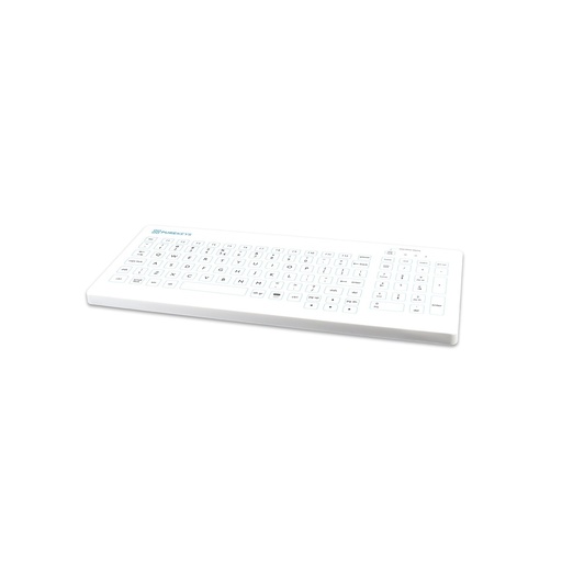 Purekeys Compact medisch toetsenbord, wit