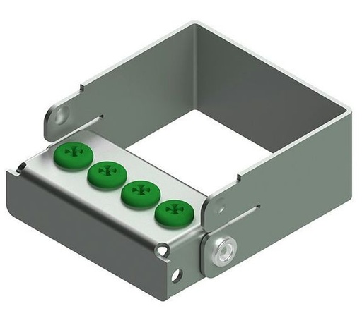Nichrominox Plug'In Borenblok - 4 gaten - 4cm hoog