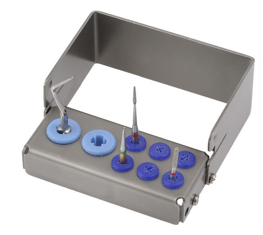 Nichrominox Multi Plug'In Borenblok - 6+2 gaten