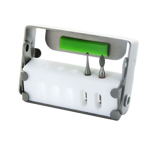 [190225] Nichrominox Bur Flash MX borenblok - 5 gaten