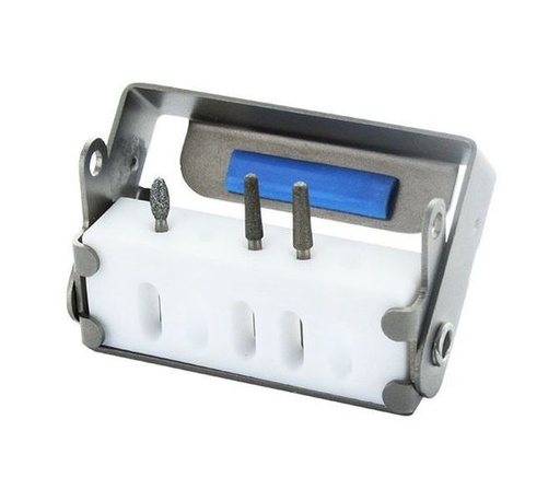 [190226] Nichrominox Bur Flash FG borenblok - 5 gaten