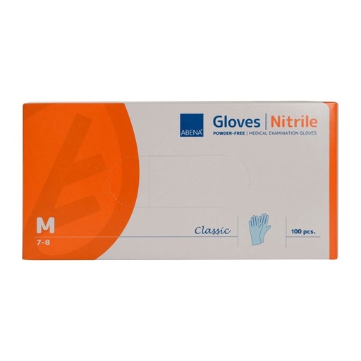 Abena nitrilhandschoenen maat M