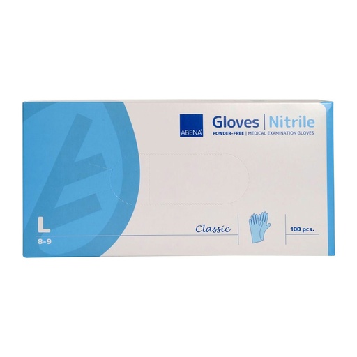 ABENA NITRIL-handschoenen 100 stuks maat L
