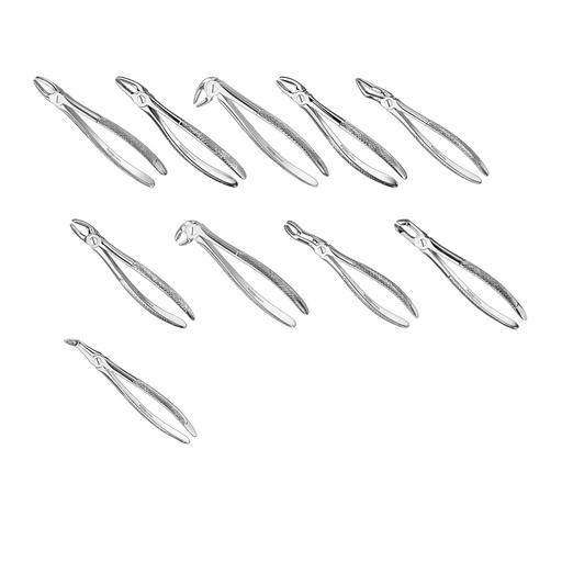 [80-000-010] Ustomed - Basis extractietangenset, Engels patroon