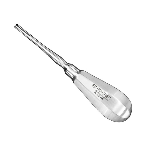 [83-111-045] Ustomed - BEIN wortelhevel 5 mm, gebogen achterwaarts (modificatie 4)